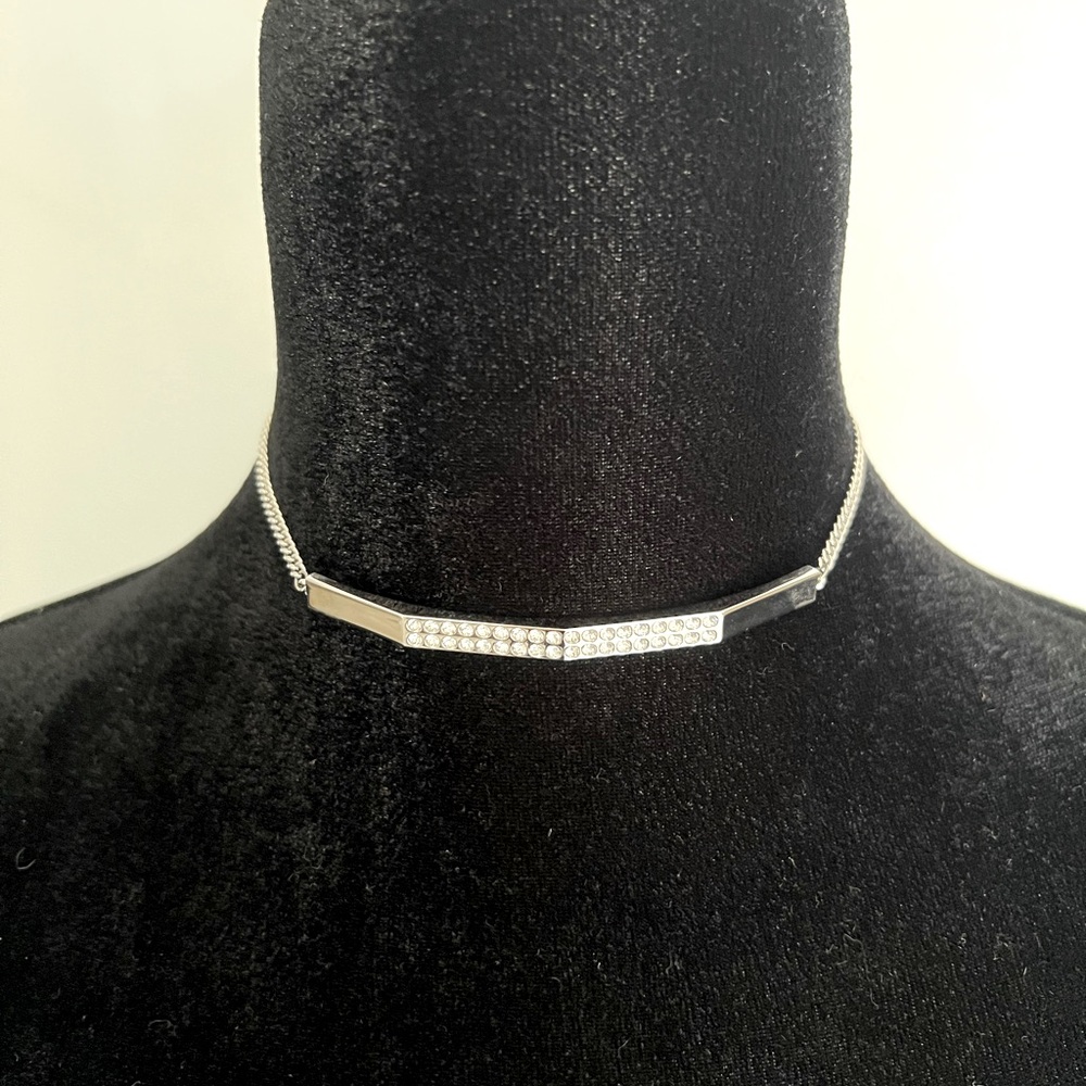 Touchstone Crystal by Swarovski Pave Choker Necklace